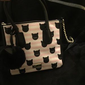 Betsey Johnson kitty purse